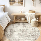 UERMEI 5ft Round Area Rug Living Room Rugs - Image 2