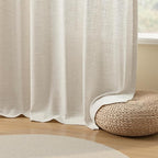 Pinch Pleated Linen Curtains 96 Inches Long - Image 5