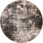IOHOUZE Abstract Round Area Rug 8 Ft Washable Circle Rugs Large Round Rug Non - Image 8
