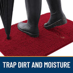 OLANLY Dog Door Mat for Muddy Paws 59x24, Absorbs Moisture and Dirt, Absorbent - Image 2
