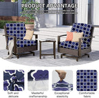 8Pcs Outdoor Cushion Covers, Patio Cushion Covers, Stretch Elastic Slipcovers - Image 3