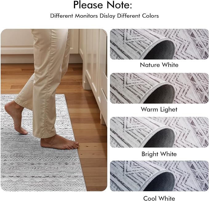 3x6 Washable Hallway Runner Rug - Image 4