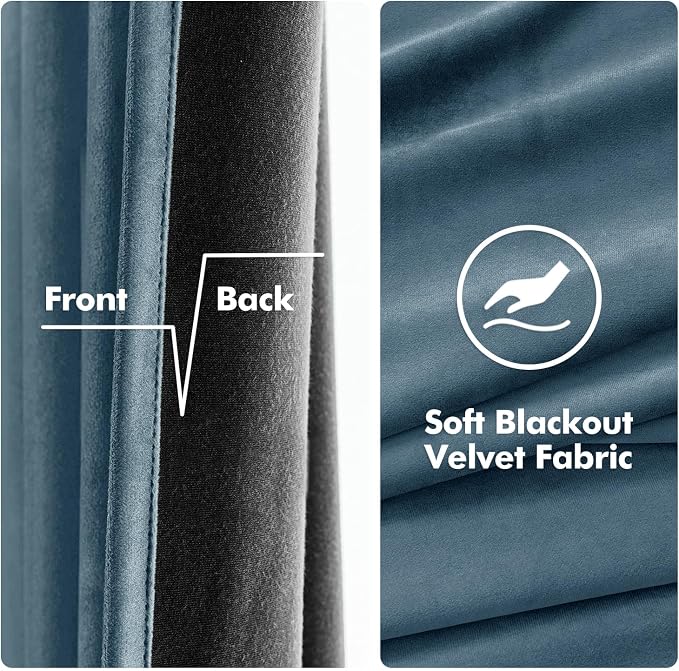 MIULEE Velvet Curtains - Image 3