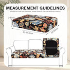 hyha 14Pcs Patio Cushion Covers, Stretch Outdoor Couch Cushion Covers - Image 2