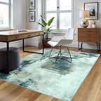 5x8 Area Rugs for Living Room Rug Washable: Abstract Rug for Dining Room - Image 3