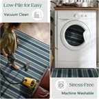 Striped Outdoor Rug - Image 8