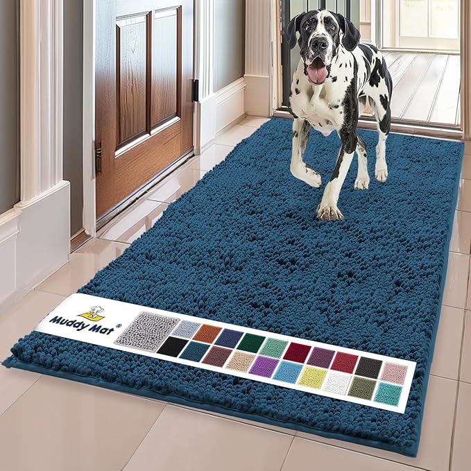 Muddy Mat® | Super Absorbent Door Mat Indoor, Microfiber Quick Dry Chenille by MuddyMat%C2%AE