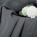 Tollpiz Sheer Tier Curtain Linen Textured Half Kitchen Curtains Sheer Light - Image 6