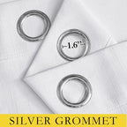 NICETOWN 100% Absolutely Blackout Linen Curtains - Image 5