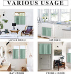 RYB HOME Cafe Blackout Curtains 24 inch Length, RV Curtains - Image 4