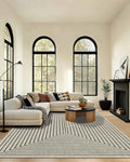Latte&Fog 8x10 Area Rugs for Living Room, Large Beige Modern Abstract Washable by LatteFog