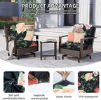 8Pcs Outdoor Cushion Covers, Patio Cushion Covers, Stretch Elastic Slipcovers - Image 3