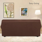 Easy-Going Stretch 4 Seater Sofa Slipcover 1-Piece Sofa Cover Furniture - Image 3
