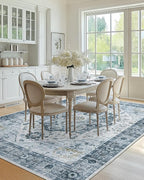 AMADA HOMEFURNISHING 9x12 Area Rug, Washable Low-Profile Large Area Rug - Image 6