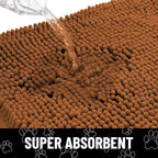 Smiry Dog Door Mat for Muddy Paws, Absorbent Dirt Trapper Non Slip Quick Dry - Image 5