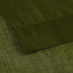 DWCN Olive Green Sheer Curtains Semi Transparent Voile Rod Pocket Curtains - Image 5