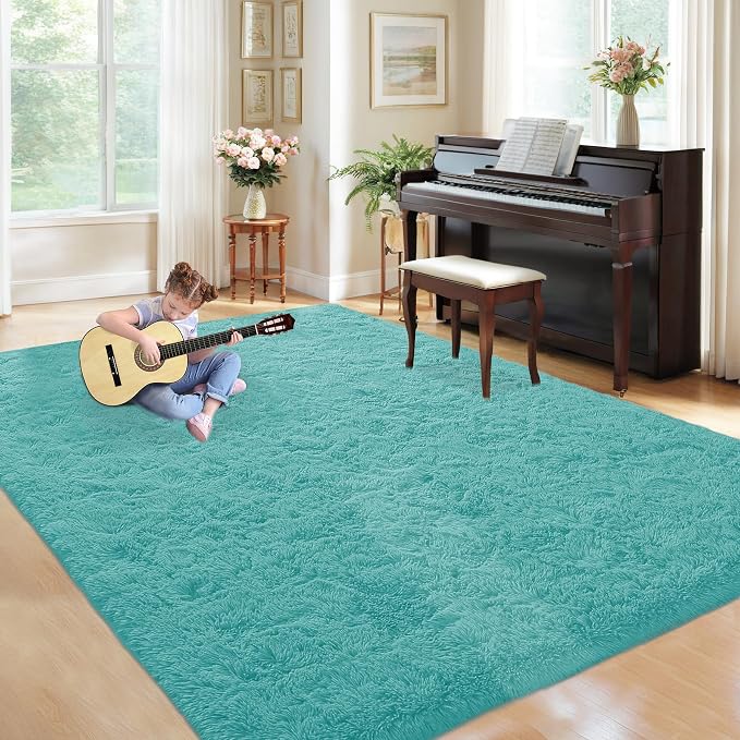 5x8 Area Rug for Living Room: Fluffy Shag Soft Washable Rugs Fuzzy Plush Indoor - Image 6