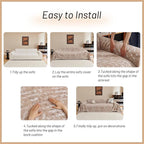 MYSKY HOME Couch Covers for 3 Cushion Couch Sofa, Chenille L Shape Sectional - Image 5