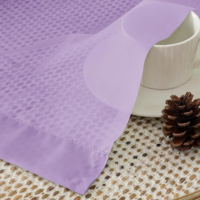 Aiyufeng Light Purple Sheer Curtain Panels Pair Sold 84 Inch Length, Light - Image 6