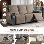 TAOCOCO 100% Waterproof Recliner Sofa Covers, Non Slip Split Couch Covers - Image 5