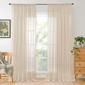 BGment Linen Curtains 84 Inch Length by BGment