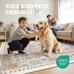 zesthome 10x14 Area Rugs, Stain Resistant Washable Rug, Ultra-Thin Rugs - Image 7