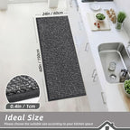 BEQHAUSE Kitchen Runner Rugs 24"x60", Non-Slip Kitchen Mats - Image 2