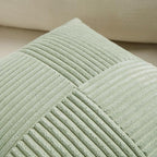 Fancy Homi 2 Packs Sage Green Big Decorative Throw Pillow Covers 24x24 Inch - Image 3