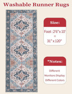 SERISSA Boho Washable Runner Rug - Image 2