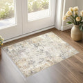 UERMEI 2x3 Entryway Area Rug: Washable Neutral Modern Abstract Small Rug by UERMEI