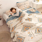 MSGKV Spring Blankets Cotton Throw Blanket 60''x 80'' Muslin Blanket - Image 5