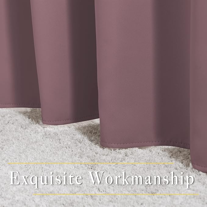 NICETOWN Blackout Small Window Curtains 54 inches Length - Image 6