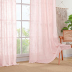 LAMIT 40 Inch Length Linen Curtains - Image 9