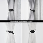 NICEEC 4 Pack Mini Magnetic Curtain Tiebacks Nordic Simple Style Drape Tie - Image 6