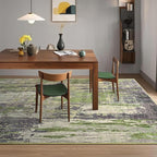 Toneed Abstract Area Rug Modern Washable Rug Soft Non Slip Rug Low Pile - Image 4