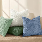 decorUhome Throw Pillow Covers 12x20 Inch Set of 2, Soft Plush Faux Wool Dusty - Image 5