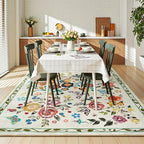 Rugflix 5x7 Washable Area Rug for Living Room, Soft Non Slip Low Pile Carpet - Image 8