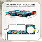 8Pcs Stretch Patio Cushion Covers, Outdoor Couch Covers Replacement, Outdoor - Image 2