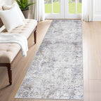 XLUEZ 2x8 Runner Rug for Hallway, Washable Modern Abstract Runner Rugs Neutral by XLUEZ