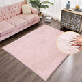 ORINOVA Pink Washable Fluffy 5x8 Area Rugs by ORINOVA