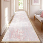 Washable Area Rugs 2'x8' Non-Slip Modern Abstract Soft - Image 3