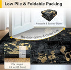 Washable Area Rugs 2'x8' Non-Slip Modern Abstract Soft - Image 7