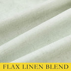 NICETOWN Sage Green Linen Blackout Curtains - Image 8
