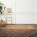 Hausattire Hand Woven Jute Braided Rug, Reversible Boho Entry Area Rugs by Hausattire