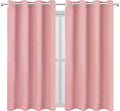 LEMOMO Pink Thermal Blackout Curtains/52 x 54 Inch/Set of 2 Panels Room by Lemomo