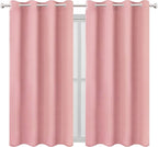 LEMOMO Pink Thermal Blackout Curtains/52 x 72 Inch/Set of 2 Panels Room by Lemomo