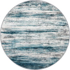 KOZYFLY Modern Abstract Round Area Rug 5Ft, Washable Kitchen Rug Non-Slip Soft - Image 8