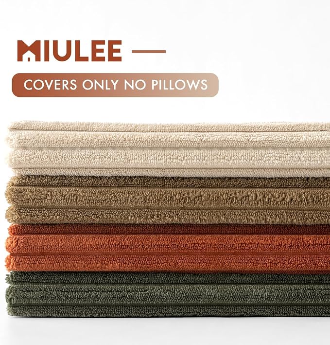 MIULEE Boho Farmhouse Throw Pillow Covers 24x24 Inch Set of 4 Mordern - Image 6