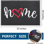 EARTHALL Door Mat Outside Inside Home Doormat, Durable Floor Mat Non Slip Mat - Image 2
