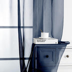 Chyhomenyc Navy Blue Sheer Valances - Image 8